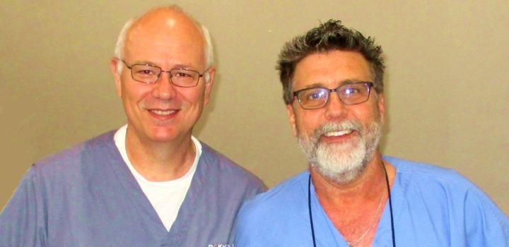 Dr. McCrea and Dr. Guy Rosenstiel, instructor at CIRP